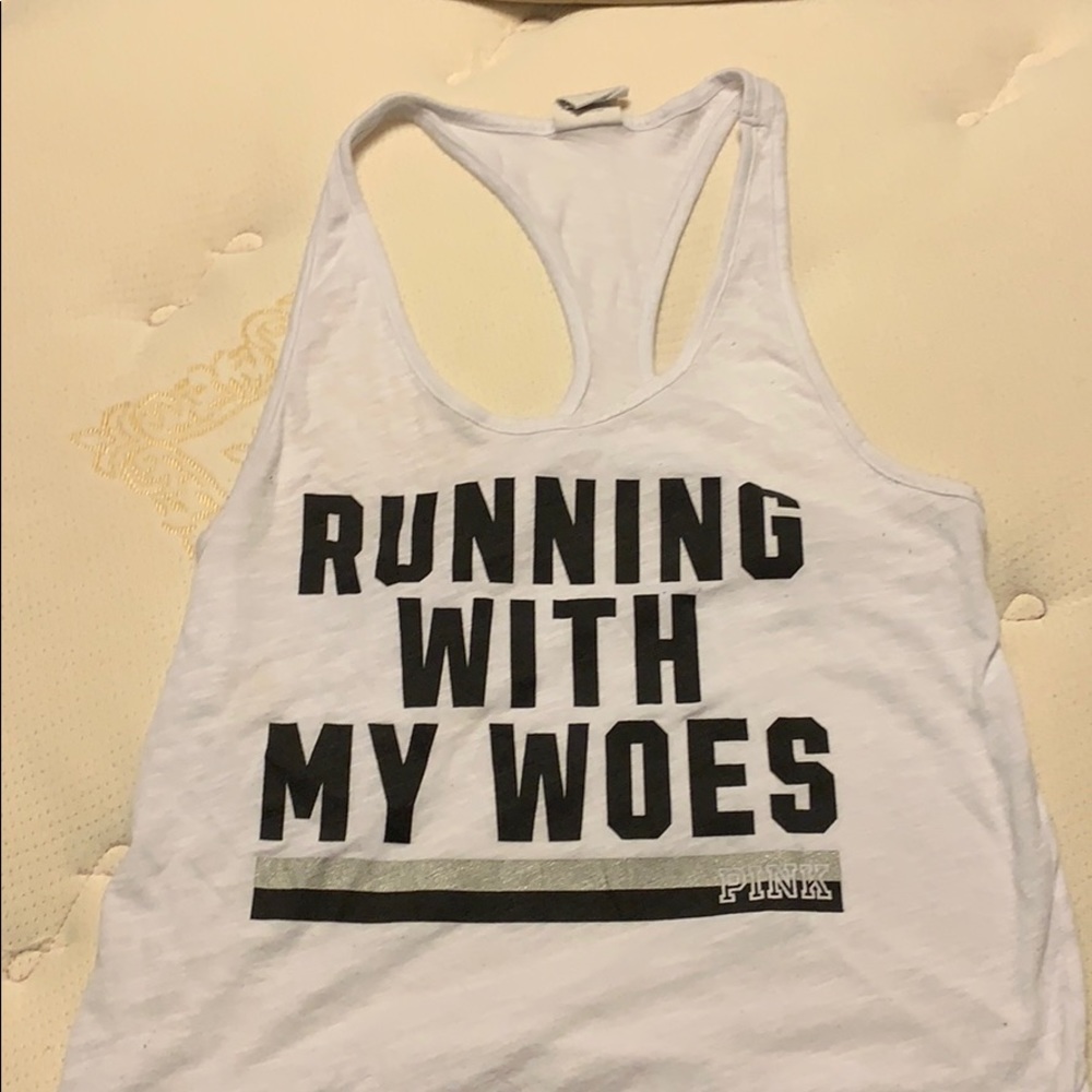 PINK racerback tank